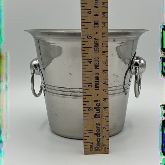 SILVER TONE BUCKET - Picture 3 of 4